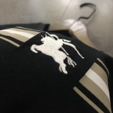 超話題! バーバリー コピー 2024新作戦馬刺繍半袖Tシャツ