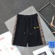 入手困難 フェンディ コピーおすすめ 刺繍織りのカジュアルパンツ5分パンツ