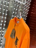 ★超人気 バーバリー 激安偽物 2024 ss最新レザーロゴ発泡丸首半袖Tシャツ