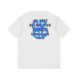 累積売上総額第１位！バレンシアガ スーパーコピー 2024春夏新作丸首半袖Tシャツ