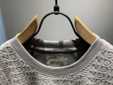 入手困難 フェンディ 偽物通販 タオルジャカードアルファベットラウンドネック半袖Tシャツ