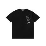 一目惚れ♪ フェンディ 偽物通販2024 SS夏の小さな目の大きなロゴラウンドネック半袖Tシャツ-2色