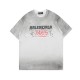 【話題商品！】バレンシアガ n級品 レインプリントグラデーションカジュアル丸首半袖Tシャツ