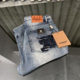 追跡付 バーバリー 激安通販 軍馬刺繍ジーンズ
