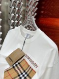 大人気 バーバリー コピーおすすめ 2024 ss最新レザーロゴ発泡丸首半袖Tシャツ
