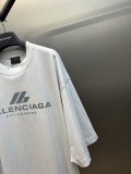 ★超人気 バレンシアガ 偽物通販 パーマシルバー反射プリント半袖