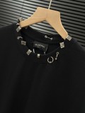 稀少 バレンシアガ スーパーコピー の夏の新作ネックフックカップル半袖Tシャツ