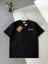 新作 バーバリー n級品 2024 ss背中アルバム明糸刺繍半袖Tシャツ