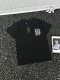 大人気 フェンディ 激安偽物 胸ポケットパッチワークアルファベットロゴラウンドネック半袖Tシャツ2色