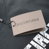 追跡付 バレンシアガ 激安偽物 レインプリントグラデーションカジュアル丸首半袖Tシャツ