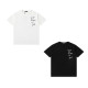 一目惚れ♪ フェンディ 偽物通販2024 SS夏の小さな目の大きなロゴラウンドネック半袖Tシャツ-2色