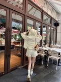 【限定】グッチ 偽物通販 パッチワークキャップ付きコートショーツセット