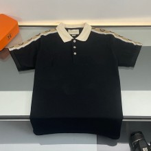 日本未入荷 グッチ スーパーコピー 2024 ss定番の反射リボン半袖ポロシャツTシャツ