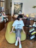★超人気 シャネル 激安通販 2024 SS春夏落書きアルファベットプリント半袖Tシャツ