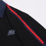 累積売上総額第１位！グッチ 偽物通販 ダブルG刺繍織りベルト綴じ半袖開襟ポロシャツ