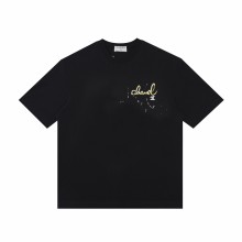 超奇跡の入荷☆ シャネル コピー 2024 SSカラーフリンジダブルリングプリント半袖Tシャツ