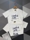 ★超人気 シャネル 激安通販 2024 SS春夏落書きアルファベットプリント半袖Tシャツ