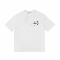新作 シャネル 激安通販 2024 SSカラーフリンジダブルリングプリント半袖Tシャツ