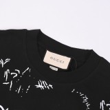 一目惚れ♪ グッチ 激安通販 フルプリントロゴプリント半袖Tシャツ