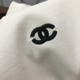 稀少 シャネル コピーおすすめ 2024春夏新作ロゴ刺繍ラウンドネック半袖