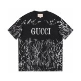 一目惚れ♪ グッチ 激安通販 フルプリントロゴプリント半袖Tシャツ