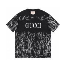 一目惚れ♪ グッチ 激安通販 フルプリントロゴプリント半袖Tシャツ