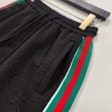 追跡付 グッチ 激安偽物 ジャカードたっぷりプリントリボンショートパンツカジュアル5分丈パンツ