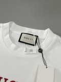 【限定】グッチ 激安通販 の最新トップバージョンの胸の前の厚手版ゴムロゴ工芸Ｔシャツ