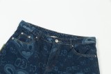 追跡付 グッチ スーパーコピー LoGOロゴ洗い水五分ジーンズ