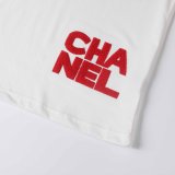 日本未入荷 シャネル 激安通販 2024ロゴ刺繍半袖