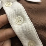 超奇跡の入荷☆ グッチ 偽物通販 2024春夏新作立体刺繍ロゴ刺繍開襟ポロシャツ半袖