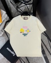 使い勝手良し グッチ n級品 キャラクター柄天気刺繍ラウンドネック半袖