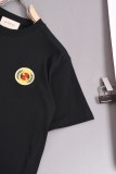 高品質 グッチ 偽物通販 2024 SS春夏新作ラウンドロゴ刺繍半袖Tシャツ