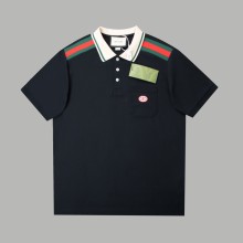追跡付 グッチ 激安通販 2024SS春夏の新定番限定ダブルG刺繍POLO