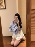 追跡付 セリーヌ 偽物通販 刺繍凱旋門24 SS専Gui新型ストライプ系シャツ2色