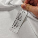大人気 セリーヌ コピー  24 ss夏の新作シリーズシンプルアルファベットロゴプリント半袖Tシャツ2色