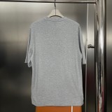 【限定】エルメス n級品 2024新作ポケットレザー半袖Tシャツ