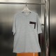 【限定】エルメス n級品 2024新作ポケットレザー半袖Tシャツ