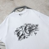 使い勝手良し ディオール スーパーコピー 刺繍ロゴカジュアル丸首半袖Tシャツ