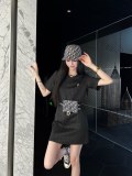 使い勝手良し ディオール n級品 カスタムジャカード生地ワンピース2色