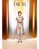 超奇跡の入荷☆ ディオール スーパーコピー ウゼール彩色百花斉放プリントシャツ風ワンピース