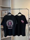 使い勝手良し クロムハーツ コピーおすすめ ブルーグレーのミラージュプリントTシャツ
