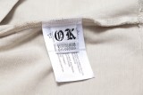 高品質 クロムハーツ スーパーコピー 2024春夏新型馬蹄落書き十字プリント水洗半袖Tシャツ