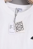 新作 ロエベ 偽物通販 雄鶏ロゴ刺繍オールインワン半袖Tシャツ
