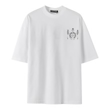 累積売上総額第１位！クロムハーツ 激安偽物 2024新型スカルヘッドレトロ半袖Tシャツ