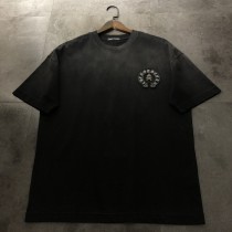 【話題商品！】クロムハーツ 偽物通販 2024新型重工シート刺繍半袖Tシャツ