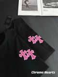 使い勝手良し クロムハーツ コピーおすすめ ブルーグレーのミラージュプリントTシャツ