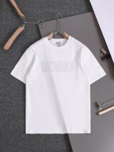 一目惚れ♪ ロエベ スーパーコピー 刺繍オールインワンネック半袖Tシャツ