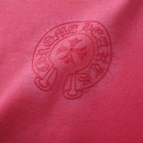 使い勝手良し クロムハーツ 激安偽物 2024新型同系色の馬蹄型半袖Tシャツ