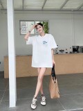 【話題商品！】ロエベ 激安偽物 刺繍ズレロゴ刺繍オールインワン丸首半袖Tシャツ